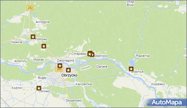 mapa Stobnicko, Stobnicko na mapie Targeo