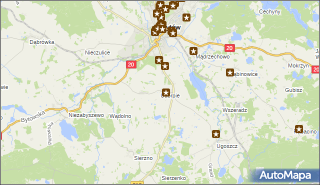 mapa Udorpie, Udorpie na mapie Targeo