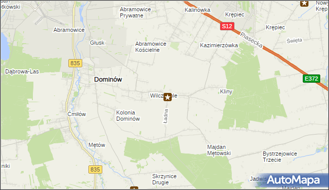 mapa Wilczopole-Kolonia, Wilczopole-Kolonia na mapie Targeo