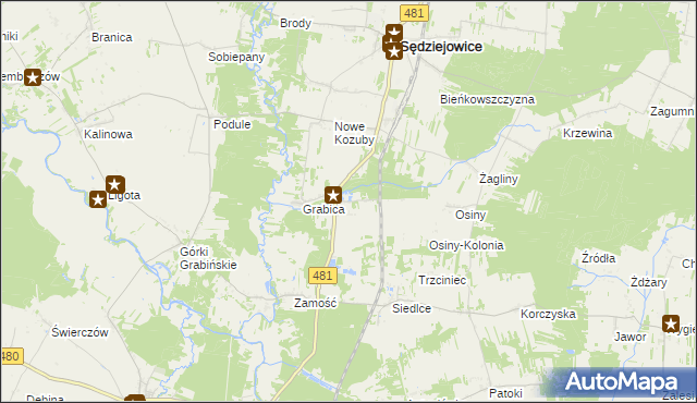 mapa Wola Wężykowa, Wola Wężykowa na mapie Targeo