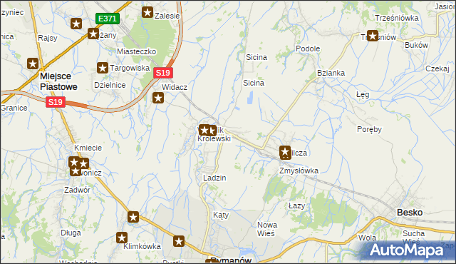 mapa Wróblik Szlachecki, Wróblik Szlachecki na mapie Targeo