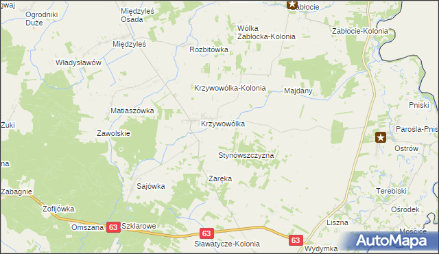 mapa Zańków, Zańków na mapie Targeo