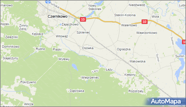 mapa Osówka-Kolonia, Osówka-Kolonia na mapie Targeo
