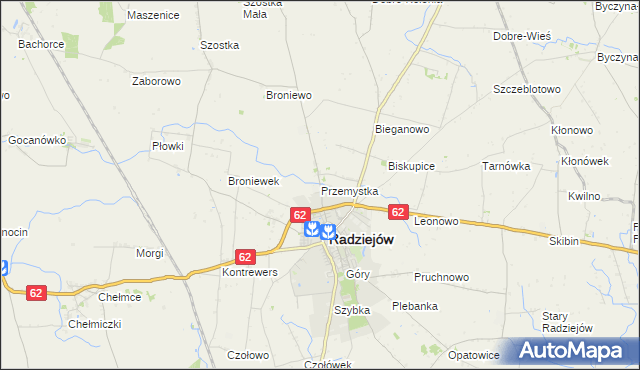 mapa Przemystka, Przemystka na mapie Targeo