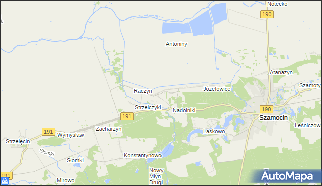 mapa Nałęcza, Nałęcza na mapie Targeo