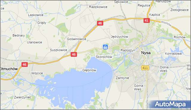 mapa Skorochów, Skorochów na mapie Targeo