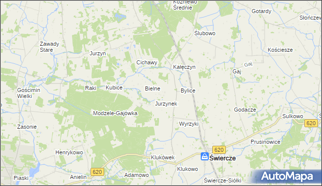 mapa Wyrzyki-Pękale, Wyrzyki-Pękale na mapie Targeo
