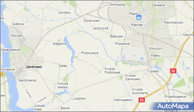 mapa Żalinowo, Żalinowo na mapie Targeo