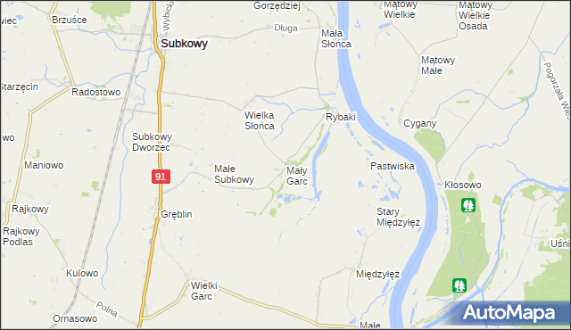 mapa Mały Garc, Mały Garc na mapie Targeo