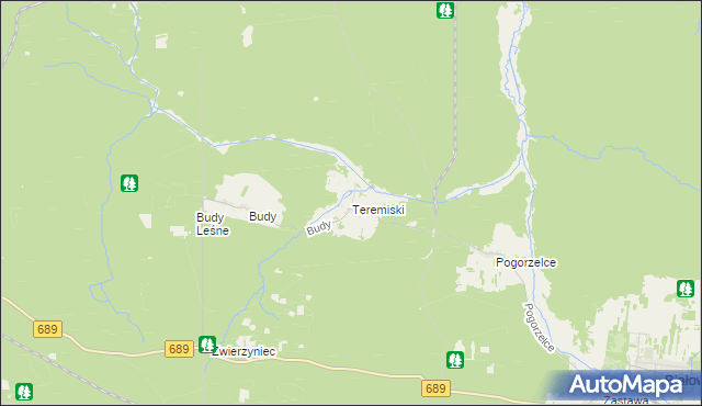 mapa Teremiski, Teremiski na mapie Targeo
