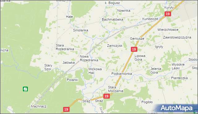 mapa Wierzchjedlina, Wierzchjedlina na mapie Targeo