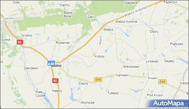 mapa Kobyły, Kobyły na mapie Targeo