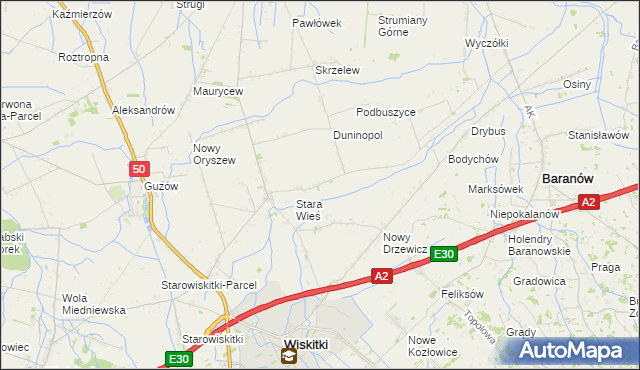mapa Podoryszew, Podoryszew na mapie Targeo