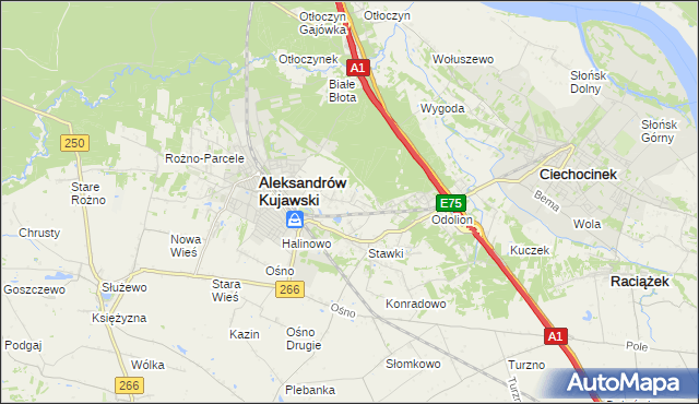 mapa Łazieniec, Łazieniec na mapie Targeo