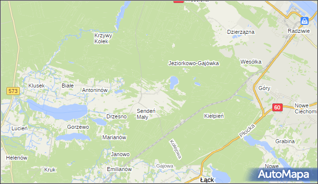 mapa Sendeń Duży, Sendeń Duży na mapie Targeo