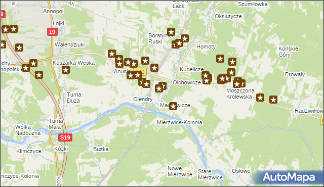 mapa Stankowicze, Stankowicze na mapie Targeo