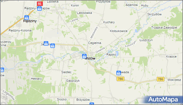mapa Wancerzów, Wancerzów na mapie Targeo