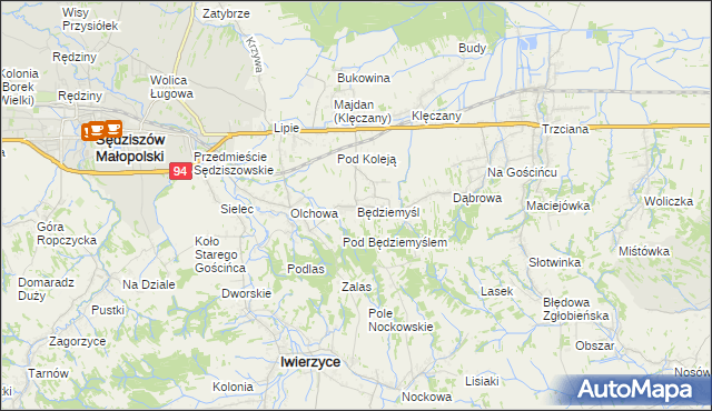 mapa Będziemyśl, Będziemyśl na mapie Targeo