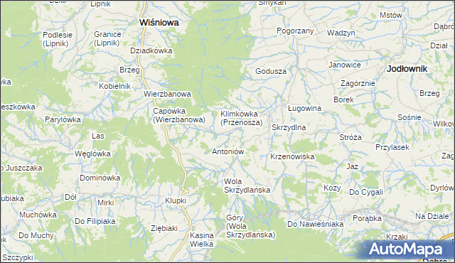 mapa Przenosza, Przenosza na mapie Targeo