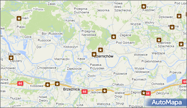 mapa Czernichów powiat krakowski, Czernichów powiat krakowski na mapie Targeo