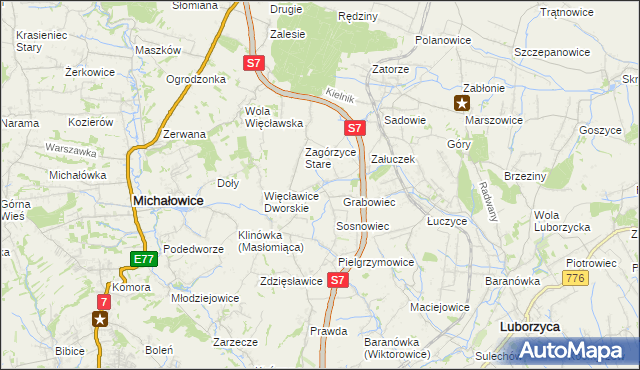 mapa Sieborowice, Sieborowice na mapie Targeo