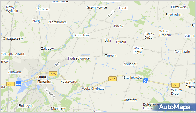 mapa Orla Góra, Orla Góra na mapie Targeo