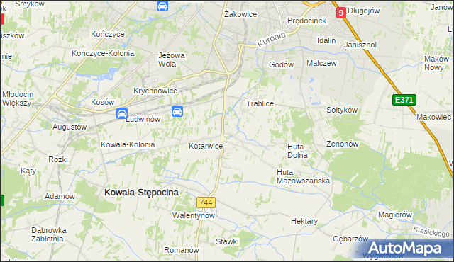 mapa Mazowszany, Mazowszany na mapie Targeo
