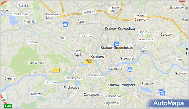 mapa Nowy Świat gmina Kraków, Nowy Świat gmina Kraków na mapie Targeo