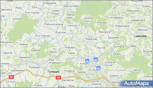 mapa Bałażówka, Bałażówka na mapie Targeo