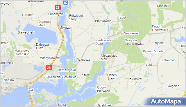 mapa Julia, Julia na mapie Targeo