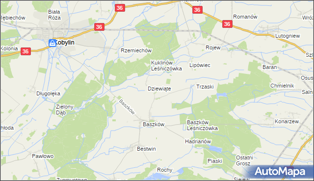 mapa Katarzynów gmina Zduny, Katarzynów gmina Zduny na mapie Targeo