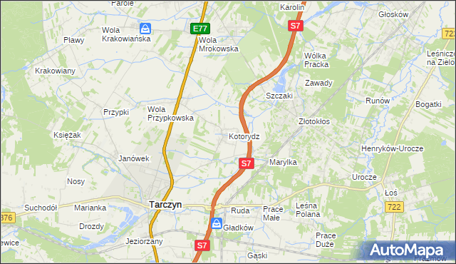 mapa Kotorydz, Kotorydz na mapie Targeo