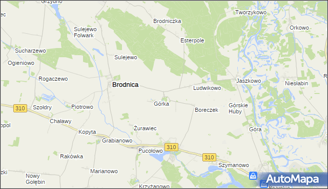 mapa Przylepki, Przylepki na mapie Targeo