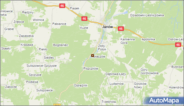 mapa Parkowe-Leśniczówka, Parkowe-Leśniczówka na mapie Targeo