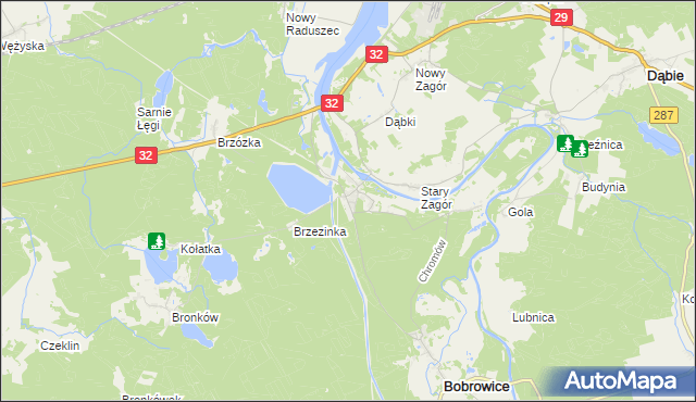 mapa Dychów, Dychów na mapie Targeo