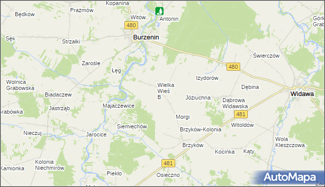 mapa Wielka Wieś A, Wielka Wieś A na mapie Targeo