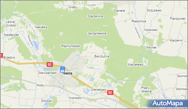 mapa Barczyzna, Barczyzna na mapie Targeo