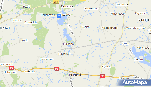 mapa Przystanki, Przystanki na mapie Targeo