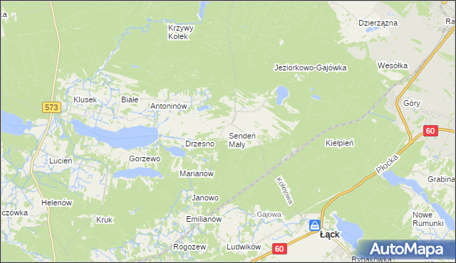 mapa Sendeń Mały, Sendeń Mały na mapie Targeo