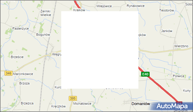 mapa Racławice Małe, Racławice Małe na mapie Targeo