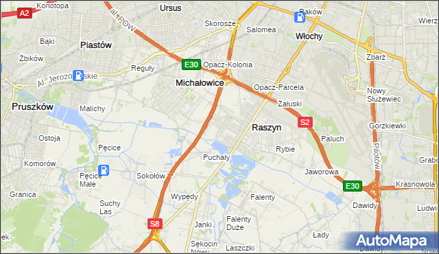 mapa Nowe Grocholice, Nowe Grocholice na mapie Targeo
