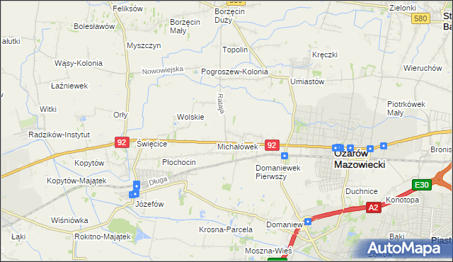 mapa Koprki, Koprki na mapie Targeo