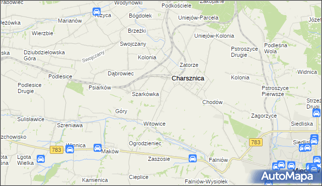 mapa Ciszowice, Ciszowice na mapie Targeo