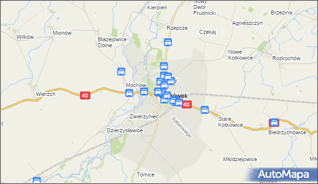 mapa Głogówek, Głogówek na mapie Targeo