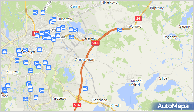 mapa Klebark Mały, Klebark Mały na mapie Targeo