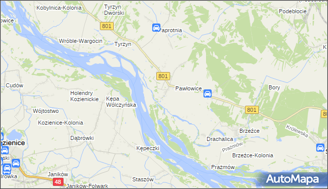 mapa Piotrowice gmina Stężyca, Piotrowice gmina Stężyca na mapie Targeo