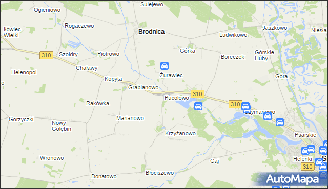 mapa Pucołowo, Pucołowo na mapie Targeo