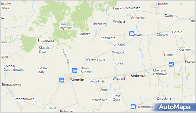 mapa Wichernik, Wichernik na mapie Targeo