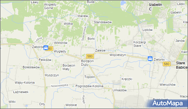 mapa Wierzbin, Wierzbin na mapie Targeo
