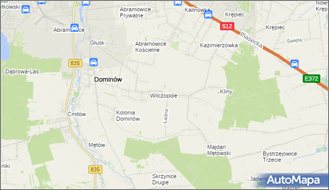 mapa Wilczopole-Kolonia, Wilczopole-Kolonia na mapie Targeo